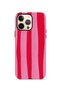 iPhone 12 Pro Max Vorian Dual Layer Case Raspberry Bold Stripe
