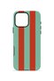 iPhone 16 Pro Vorian Double Layer Case Terracotta Mint Stripe - 4