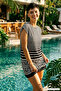 Three Pattern Striped Tunic - 5