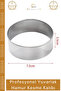 # Dough Mold Stainless Steel Professional Ravioli Cookie Donut Cutter Evenly Round Dough Cutting Mold - 2