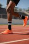 Original Men's 2 Pairs Gym Bodybuilding Fitness Bodybuilding Weight Training Trainer Ribbed Socks for Running Walking 2 Striped Long Socks Premium Sweat-Absorbing Athlete Socks - Retro Crew Model - 4