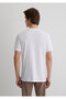 White Flamed Basic T-Shirt - Fitted Cut064681-620 - 4