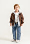 Boy's Gabardine Bomber Jacket, Plaid Shirt, T-Shirt and Jeans 4-Piece Set 9100 Spr - 2