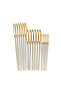 18pcs/Set 7/6/5.2cm 3 Sizes Large Leather Hand Sewing Needles Gold Eye Needle Embroidery Tapestry Ho - 7