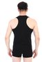 Men's Elastane Sports Black Undershirt 0916 - 5