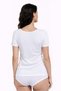 Women's Ribbed White Undershirt 730 - 3