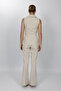 Shawl Collar Patchwork Vest Set 1536506-Beige - 1536506 - 4