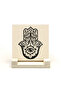 Fatima's Hand Printed Stone Tabletop 10X10 Kd-4 - 2