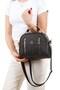 Women's Long Strap Hand and Shoulder Bag with Mini Wallet, Zipper, Card Holder and Coin Compartment - 3