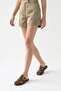 Women's Closed-Front Buckle Casual Olive Suede Slippers Vipriy Brown Suede - 8