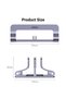Vertical Laptop Stand, Ugreen, Adjustable, Model 60643, Silver - 8