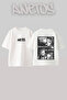 Demon Slayer 1 Design Back Printed Cotton White Oversize T-Shirt