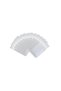 100 Pcs Ziplock Food Storage White and Clear Window Waterproof Candy Etc Food Packaging 8X13 - 6