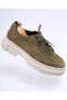 Italian Style Internal and External Natural Leather Suede Men's Shoes Khaki T12954 - 6