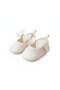 - Baby Anna Maria Soft Sole Shoes- Grey, White 0M to 18M - 2