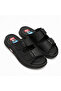 Daily Black Men's Slippers with Visco Insoles and Soft Sole Support