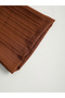 Men Brown Textured Stand Collar Short Sleeve Polo T-Shirt and Shorts Co-Ords - 4