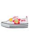 Unisex Kids' Vegan Velcro White Sneakers - Warner Bros Looney Tunes Love Tweety Design - 3