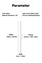 Tricolour light-100CM Modern wall light Nordic style home decoration Bedroom dining room TV wall lamp - 5