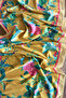 40X140Cm Woven Stain Resistant Printed Thai Feather Fabric Table Cloth Decorative Runner Washable - 4