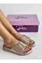 Ayder Rose Silvery Single Buckle Orthopedic Daily Slippers