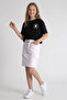 Girl's Crop T-Shirt Skirt Set