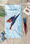 Superman Hero Licensed Velvet Beach Towel 60X120 cm