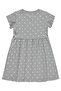 Heart Printed Dress for 6-9 Years Old - Gray - 2