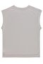 Reflective Printed Sleeveless T-Shirt for Ages 10-13 - Dark Stone Color - 3