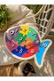 Colorful Wooden Fish Number Puzzle 1–10 Educational - Montessori Children's Toy - 5
