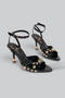 Women's High Heel Shoes with Stone Detail, Special Design Women's Evening Dress Shoes 8.5 cm