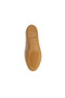 Lyra Ecru Genuine Leather Women's Ballerinas with Gold Buckle - 7