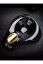 Ceramic Cigar Ashtray Fashion Triangle Shape Ashtray Cigar Holder (Black) - 4