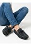 Men's navy blue genuine leather flexible sole casual loafer - 2