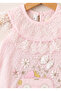 Baby Girl Summer Lace Collar 3-Piece Poncho Set - 3
