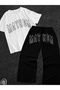 Unisex Women's Men's Mayhem Printed Oversize Tshirt and Baggy Sweatpants - Summer Two-Piece Tracksuit Set