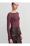 32122 Women's Boat Neck Modal Cashmere Ultra Light Blouse