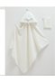 İncibaby Baby Bath Towel and Washcloth Set Textured Drying Hooded 82-90 cm