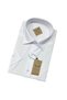 Men's Classic Wide Cut Plain Short Sleeve Cotton Shirt - 2