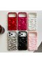 iPhone 14 Plus (6.7 Inch) Compatible Wavy Wrinkled Detailed 3D Surface Bright Colored Summer Lux Case - 4