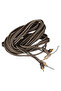 كابل إشارة مضخم صوت السيارة G-512Ab بطول 5 أمتار مع 2 موصل RCA + 2 موصل RCA على شكل L مع هيكل - 2