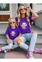 Mother-Daughter Matching Oversize T-Shirt 100% Cotton Printed Comfortable Fit Twin T-Shirt (Single Price)