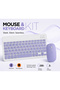 Wireless Bluetooth Keyboard and Mouse Combo – Rechargeable Slim Keyboard Kit with Multi-Device Support, Silent Click Mouse, Long Battery Life, Compact Portable Design for Laptop, PC, Tablet - 2