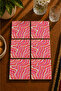 Abstract Design Set of 6 Coasters - Uv Printing Mdf - 10X10 cm