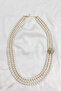 Stylish Long Stone-Embellished Necklace 65 Cm. - 3