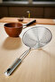Stainless Steel Colander 18 cm – Long Handle Pasta Vegetable Frying Strainer 37 cm - 4