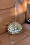 Oyster Model Women's Gold Evening Dress Hand and Shoulder Bag - 3