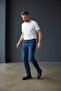 Men's Regular Fit Lycra Denim Trousers Comfortable Flexible Daily Stylish 5 Pockets - 6