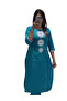 C Green Rayon Embroidered Kurta Pant Set - PMM12676 | C Green