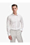 Ecru Slim Fit Long Sleeve Shirt 50319147-Vr019